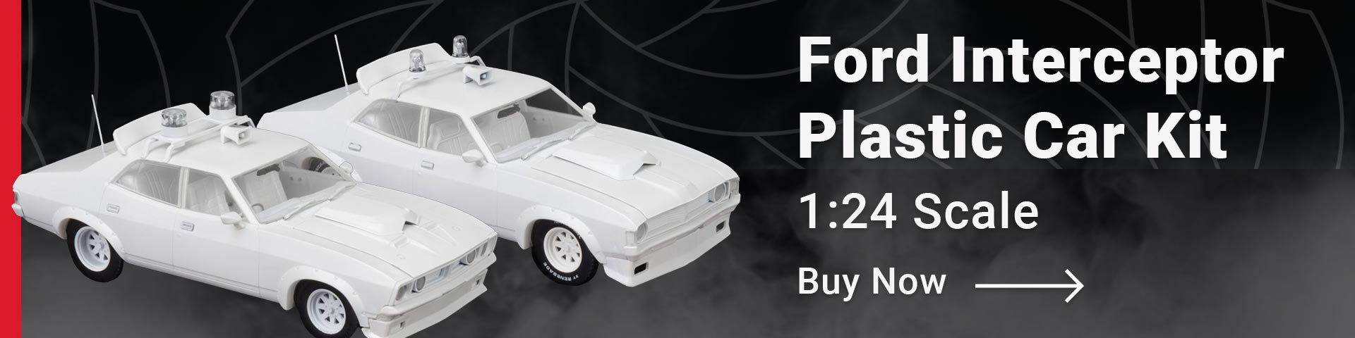 Buy a Ford Interceptor Plastic Car Model Kit at 1:24 Scale